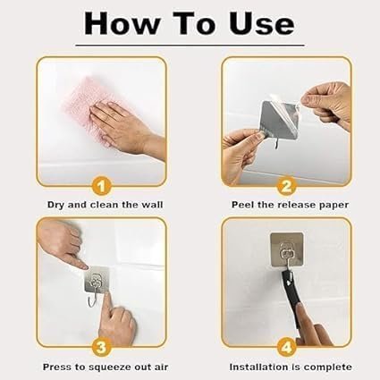 Bathroom hooks