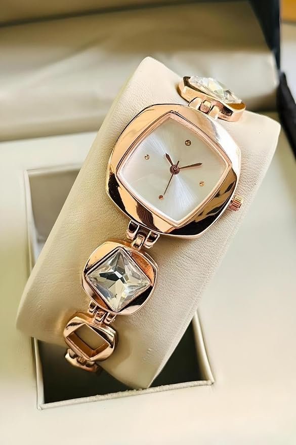 Styledose Luxury Square Dial Watch for Ladies - 30% Off & Best Deals Bracelet Watch Girls watchs