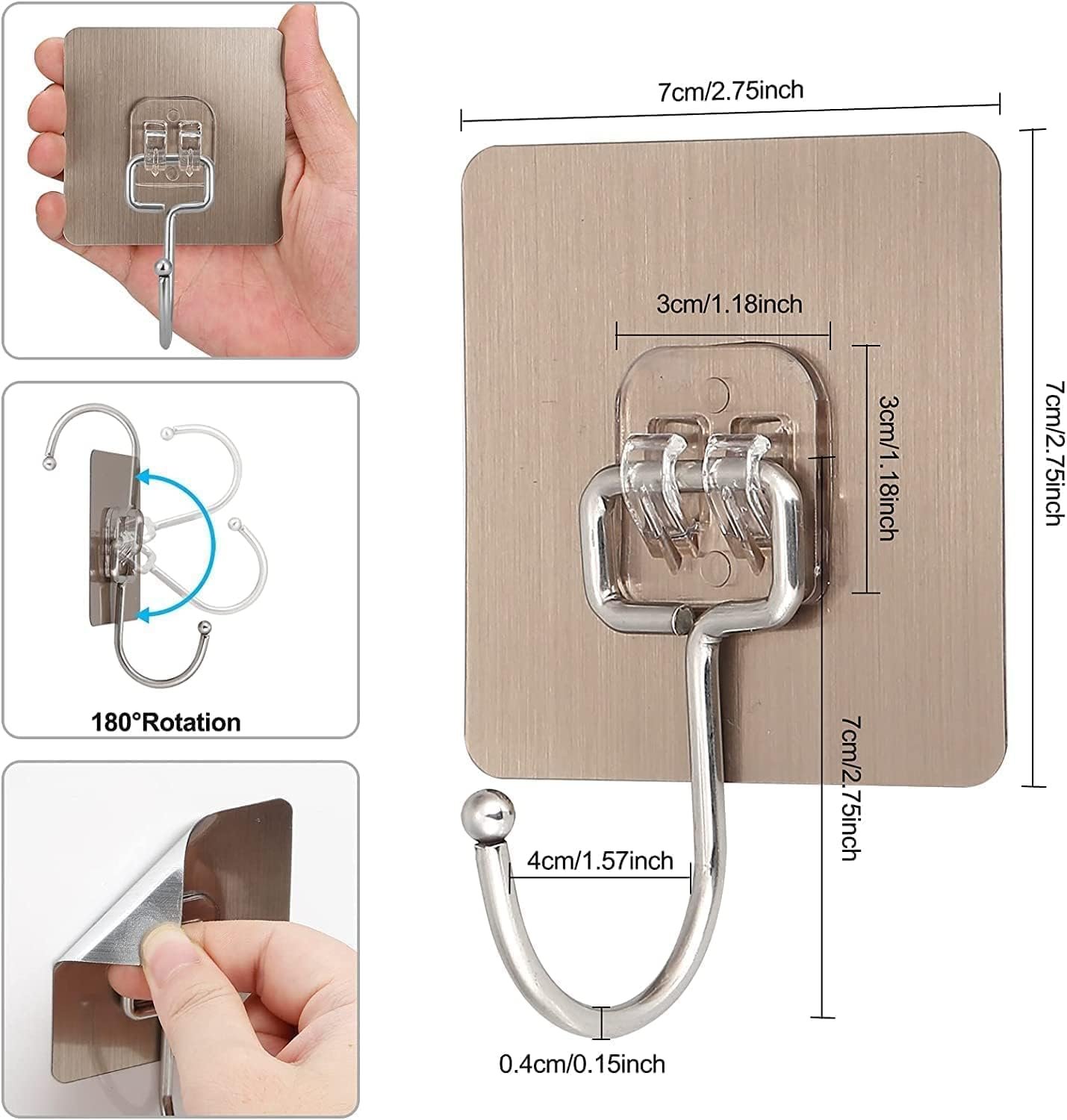 Hooks for hanging heavy wait